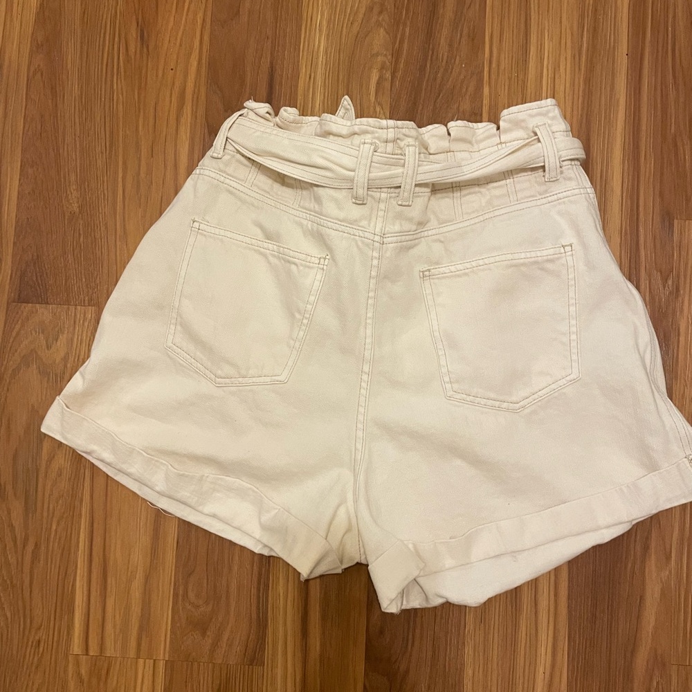 Free People We the Free Nova Denim Paperbag Shorts - Picture 4 of 7